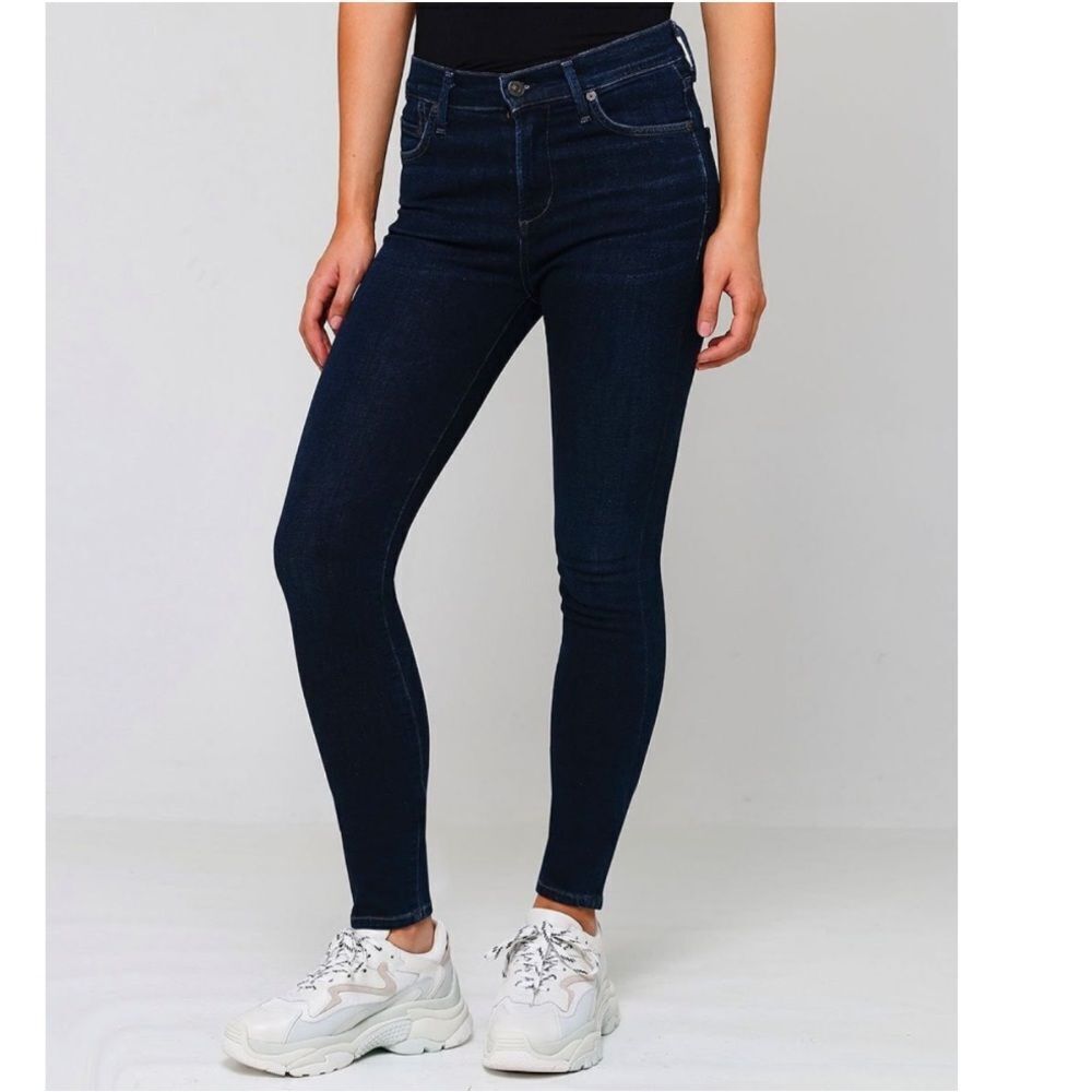Citizens of Humanity Rocket High Rise Skinny Jean Dark Blue 28